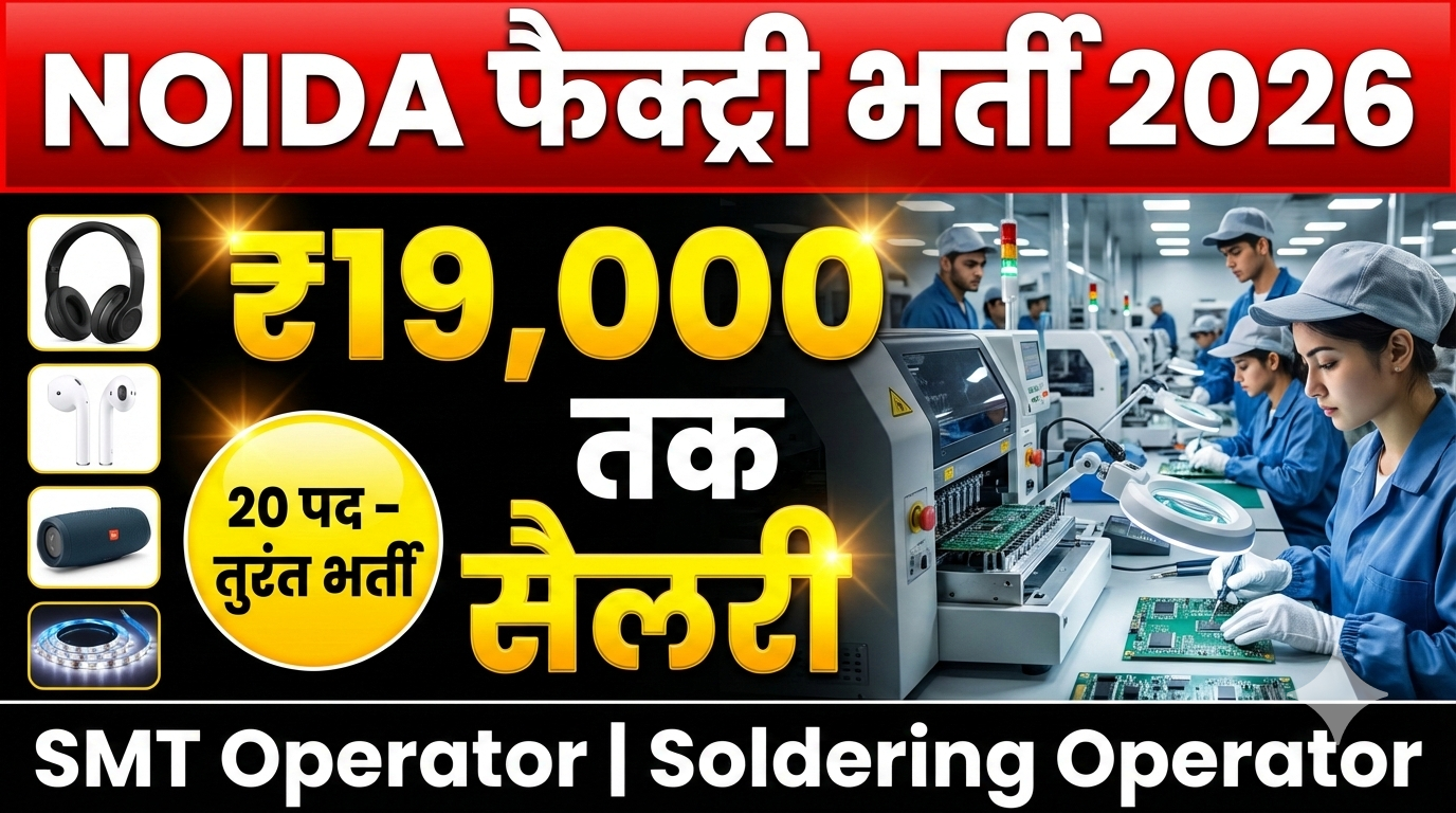 IKIO Solutions Noida Hiring 2026 – SMT & Soldering Operator (20 Vacancies)