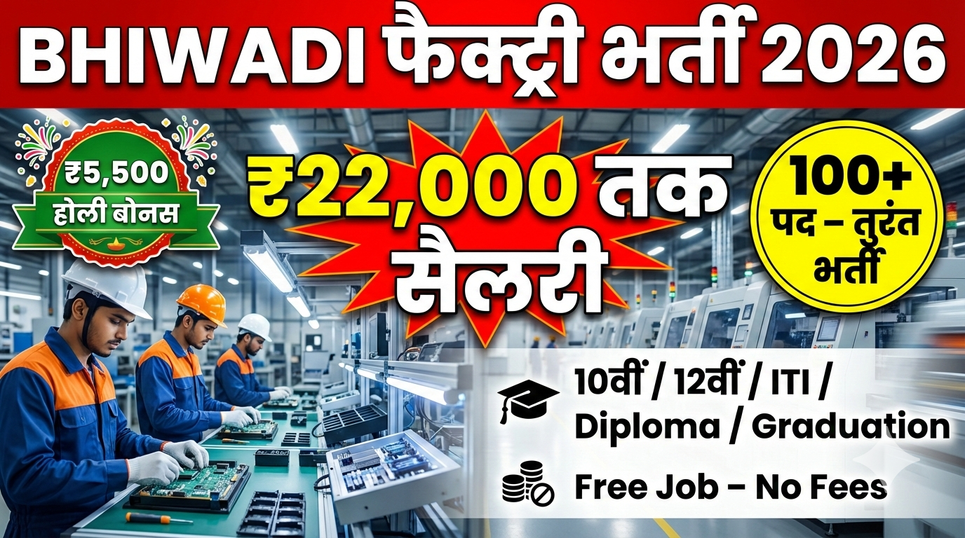 PG Technoplast Private Limited भर्ती 2026 – भिवाड़ी फैक्ट्री में 200+ पद | ₹22,460 तक सैलरी